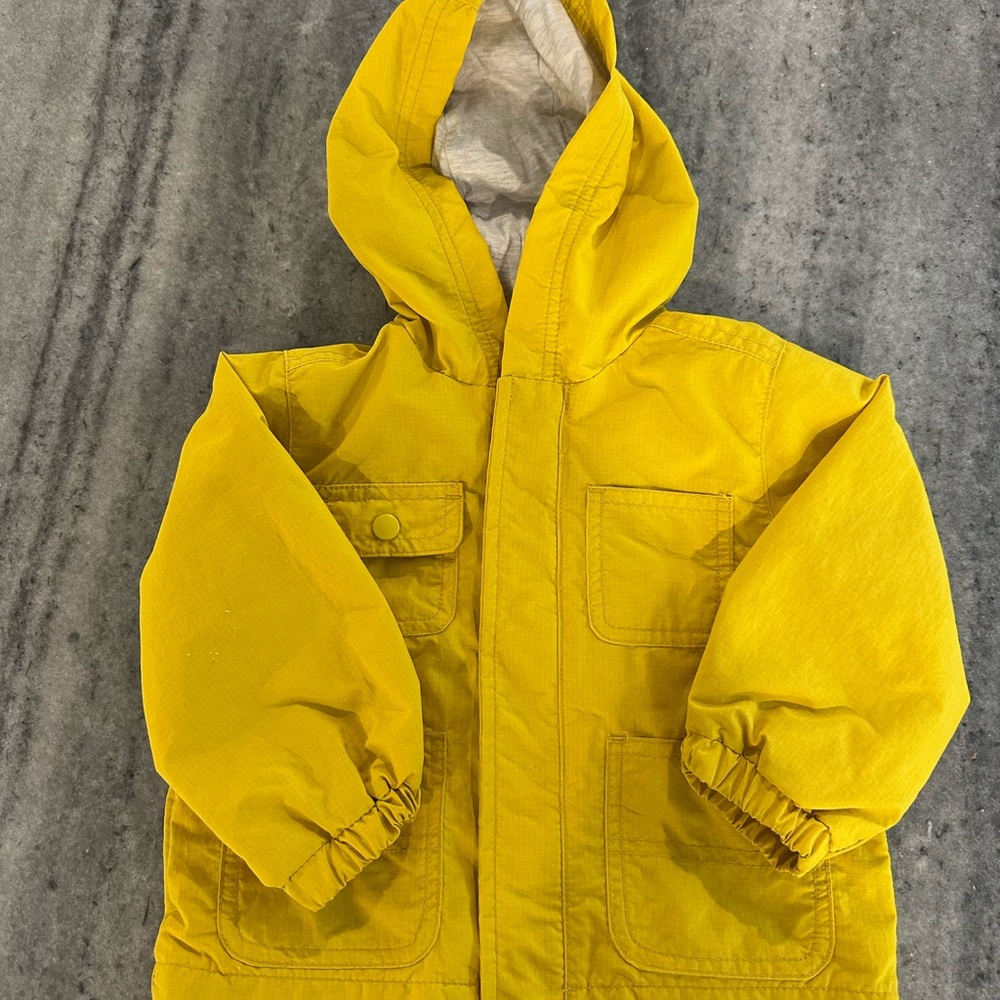 Old Navy Yellow Water-Resistant Jacket